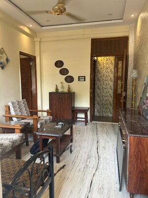 Living Room in 1 BHK Apartment at Bandra West – for Rent