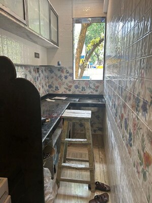 Kitchen in 1 BHK Apartment at Bandra West – for Rent