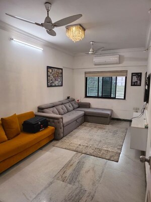 Living Room in 2 BHK Apartment at Nahar Amrit Shakti, Chandivali – for Rent
