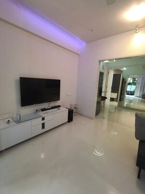 Living Room in 1 BHK Apartment at Bandra West – for Rent