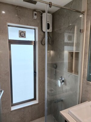 Bathroom in 4 BHK Apartment at Indradarshan II, Oshiwara – for Sale