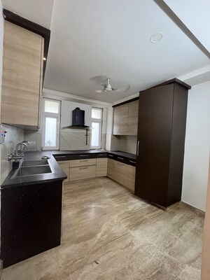 Kitchen in 3 BHK Builder Floor at Shivalik Colony – for Rent