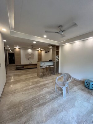Staircase in 3 BHK Builder Floor at Shivalik Colony – for Rent