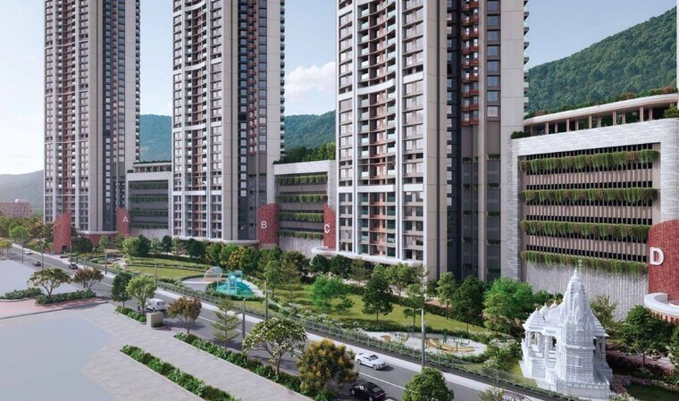 Exterior View, lodha-kolshet 3 Bedroom 1090 Sq.Ft. Apartment In Kolshet Road Thane 10693275