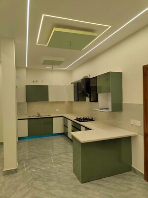 Kitchen in 3 BHK Builder Floor at Canal Road – for Sale