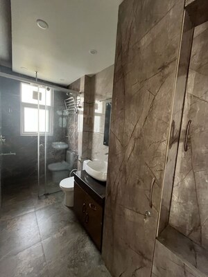 Staircase in 3 BHK Builder Floor at Shivalik Colony – for Rent