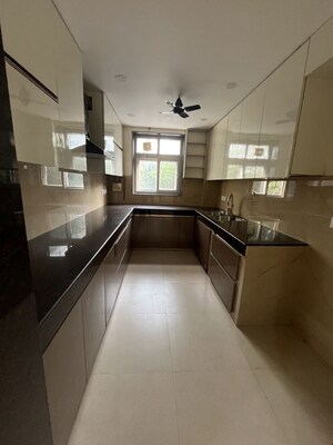 Kitchen in 3 BHK Builder Floor at Shivalik Colony – for Rent