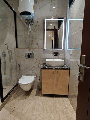 Bathroom in 4 BHK Apartment at Vasant Kunj – for Sale