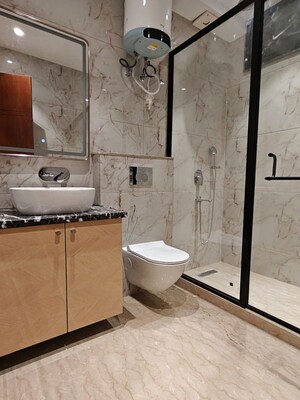 Bathroom in 4 BHK Apartment at Vasant Kunj – for Sale
