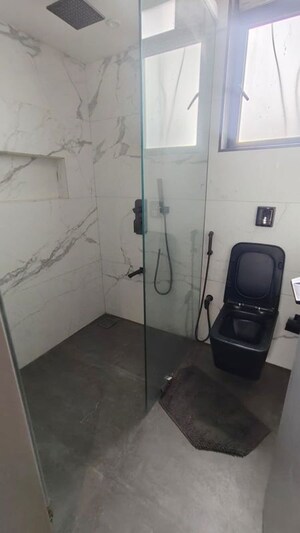 Bathroom in 4 BHK Apartment at Charisma Apartment, Bandra West – for Rent