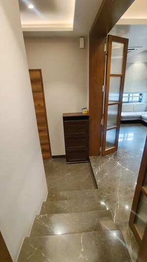 Staircase in 4 BHK Apartment at Charisma Apartment, Bandra West – for Rent