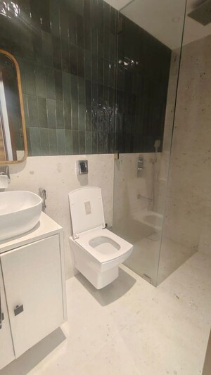 Bathroom in 4 BHK Apartment at Charisma Apartment, Bandra West – for Rent
