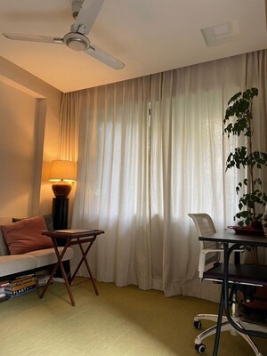 Living Room in 1 BHK Apartment at Juhu – for Rent