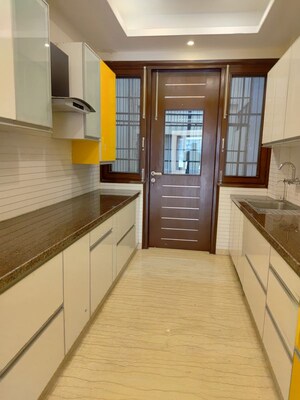 Kitchen in 3 BHK Builder Floor at RWA Apartments Sector 45, Sector 45 – for Rent