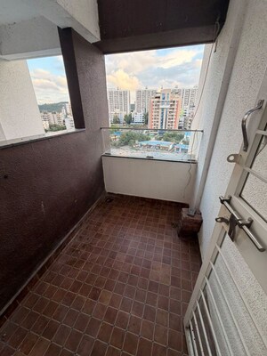 Balcony in 2 BHK Apartment at Parklane Urbanjoy Wing A, Sus – for Rent