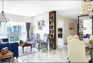 Living Room in 1 BHK Apartment at Gundecha Trillium, Kandivali East – for Rent