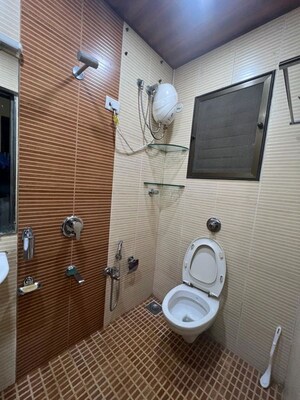 Bathroom in 2.5 BHK Apartment at Raghav Paradise, Borivali East – for Rent