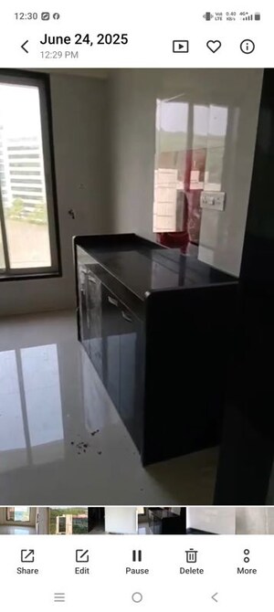 Kitchen in 1 BHK Apartment at Shree Gokul Garden CHS, Kandivali East – for Rent