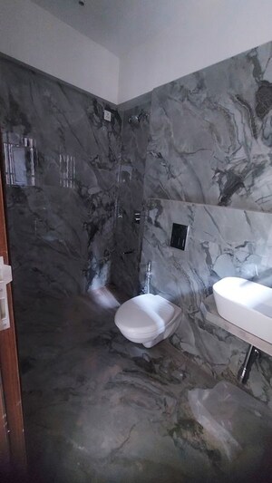 Bathroom in 3 BHK Apartment at BC Corp Arista, Bandra East – for Rent