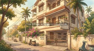  Apartment – Exterior View View at Bhula Faliya - for Sale