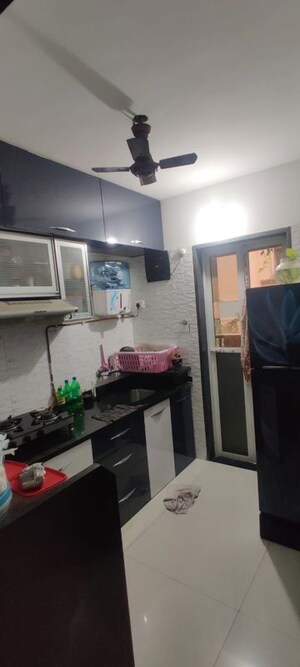 Kitchen in 1 BHK Apartment at Vijay Garden, Ghodbunder Road – for Rent