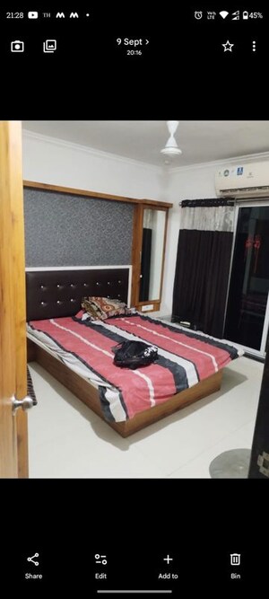 Bedroom in 1 BHK Apartment at Vijay Garden, Ghodbunder Road – for Rent