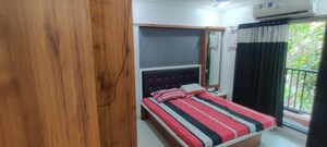 Bedroom in 1 BHK Apartment at Vijay Garden, Ghodbunder Road – for Rent