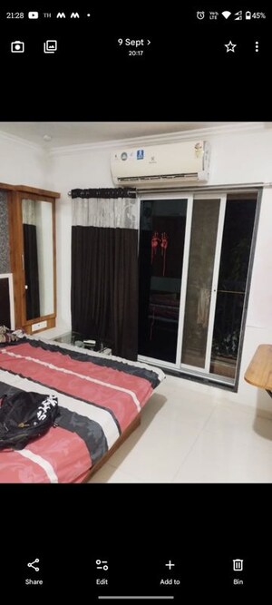 Bedroom in 1 BHK Apartment at Vijay Garden, Ghodbunder Road – for Rent