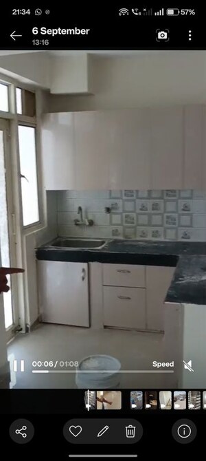 Kitchen in 2 BHK Apartment at Proview Officer City, Raj Nagar Extension – for Rent