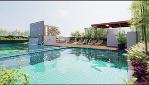 Swimming Pool in 2 BHK Apartment at Sumukha Earthen Crest, Geddalahalli – for Sale