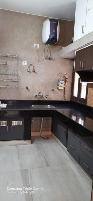 Kitchen in 3 BHK Builder Floor at Kalkaji – for Rent