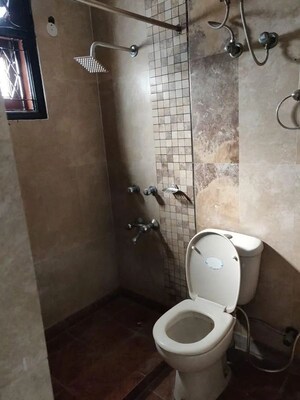 Bathroom in 3 BHK Builder Floor at Kalkaji – for Rent