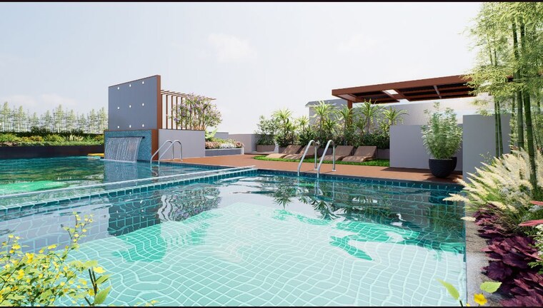 Swimming Pool, sumukha-earthen-crest 3 Bedroom 1500 Sq.Ft. Apartment In Geddalahalli Bangalore 10693687