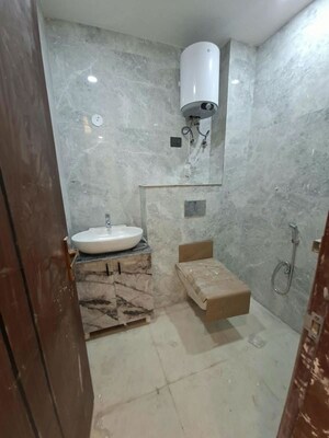 Bathroom in 3 BHK Builder Floor at Chattarpur – for Sale
