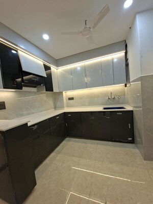 Kitchen in 3 BHK Builder Floor at Chattarpur – for Sale