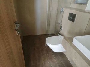 Bathroom in 3 BHK Apartment at Piramal Aranya, Byculla – for Rent