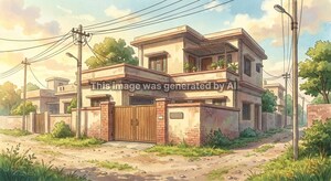  Independent House – Exterior View View at Kotla Nihang - for Sale