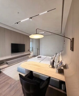 Team Area in 3 BHK Apartment at Neelkanth Greens, Manpada – for Rent