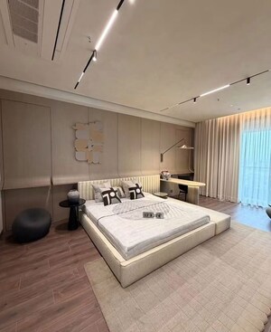 Bedroom in 3 BHK Apartment at Neelkanth Greens, Manpada – for Rent