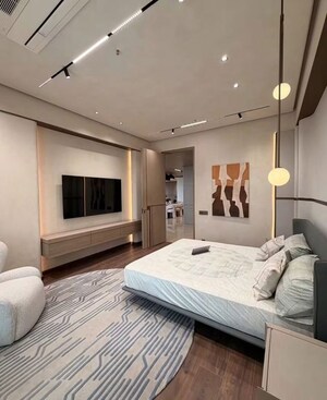 Bedroom in 3 BHK Apartment at Neelkanth Greens, Manpada – for Rent