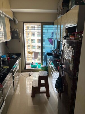 Kitchen in 2.5 BHK Apartment at Sapphire Heights, Kandivali East – for Sale