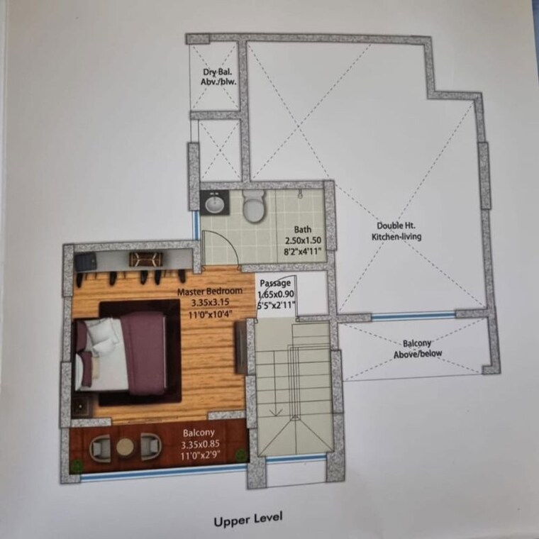 Floor Plan, gera-planet-of-joy 2 Bedroom 779 Sq.Ft. Apartment In Kharadi Pune 10693973