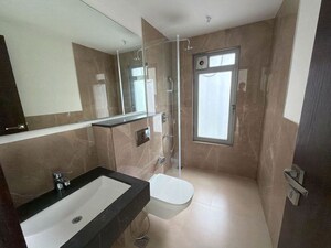 Bathroom in 3 BHK Apartment at Piramal Aranya, Byculla – for Rent