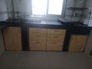 Kitchen in 1 BHK Apartment at Laxmi Park Phase 1 A Wing, Lokmanya Nagar – for Rent