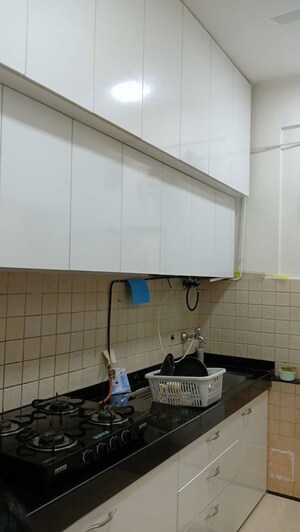 Kitchen in 2.5 BHK Apartment at Evershine Crown, Kandivali East – for Rent