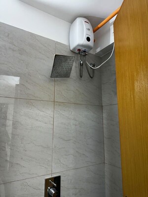 Bathroom in 2 BHK Apartment at Chandak 34 Park Estate, Goregaon West – for Rent