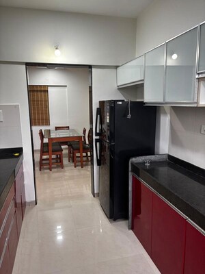 Kitchen in 2.5 BHK Apartment at Kalpataru Estate, Pimple Gurav – for Rent