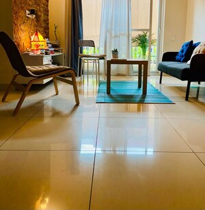Living Room in 1 BHK Apartment at Brigade Bricklane, Jakkuru – for Rent