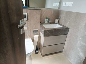 Bathroom in 2 BHK Apartment at Piramal Aranya, Byculla – for Rent