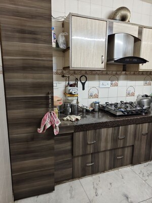 Kitchen in 1 RK Builder Floor at West Patel Nagar – for Rent